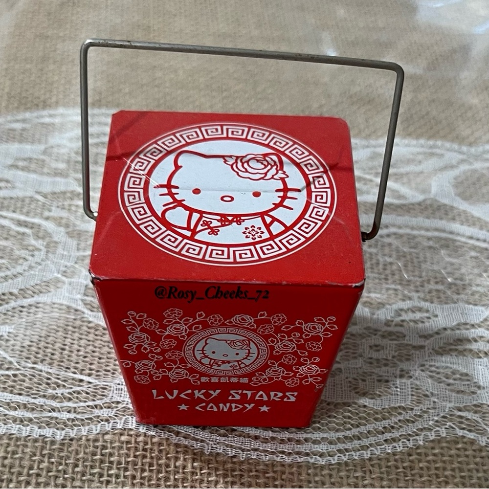 Hello Kitty Lucky Stars Take Out Box Tin - Sanrio
